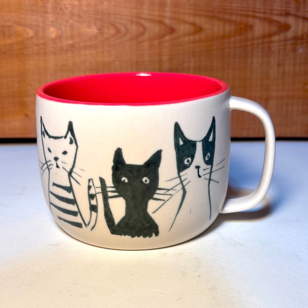 Retired Anthropologie " Cat Person " Mug!